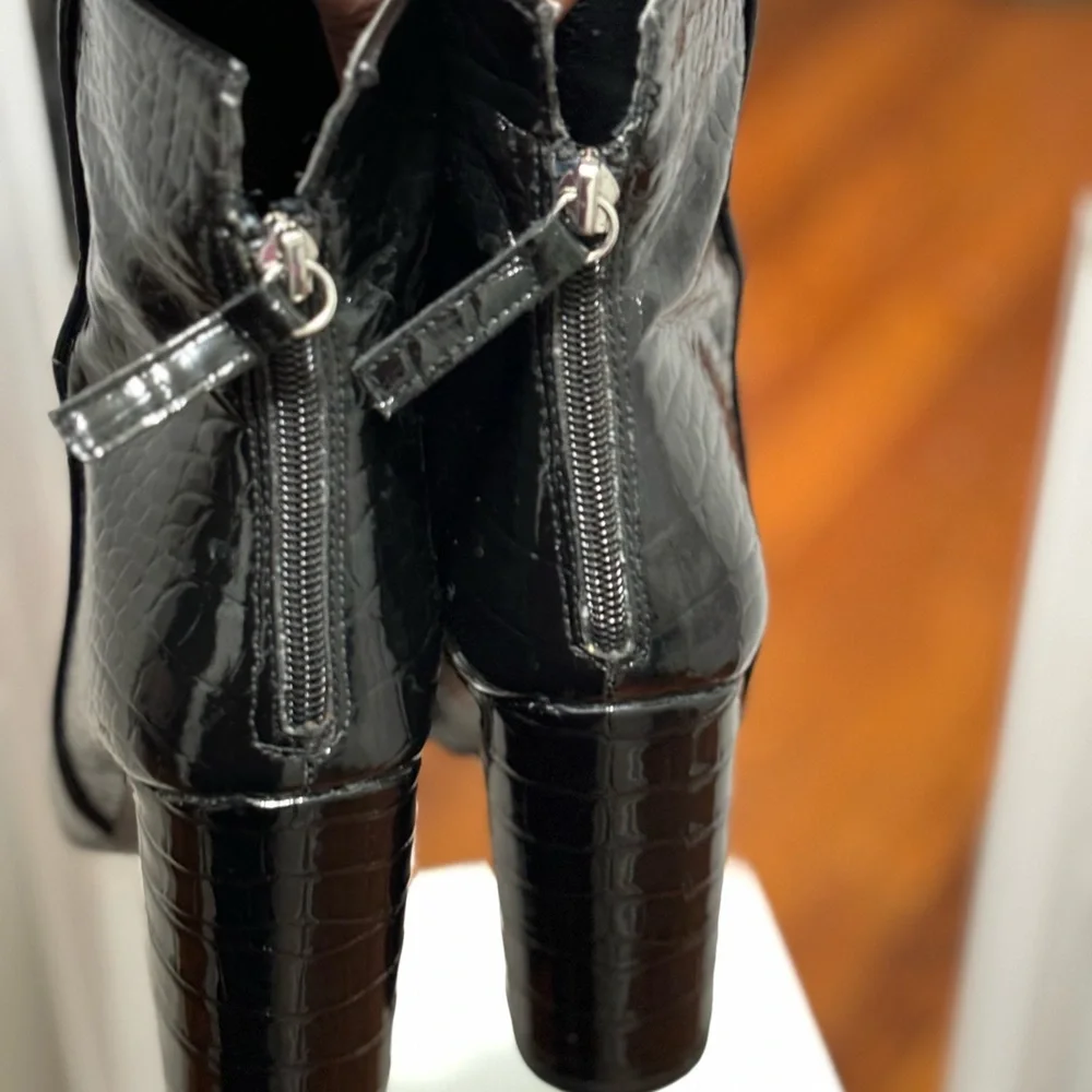 Steve Madden Croc Booties